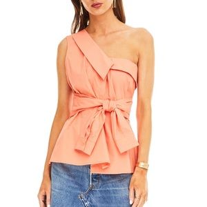 ASTR THE LABEL • SAMMIE ASYMMETRICAL TIE TOP